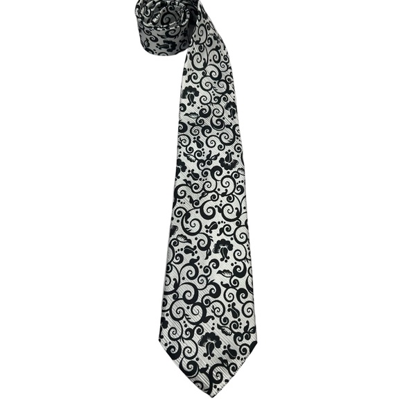 NWOT…KAI LONG HAND MADE SILK TIE. 100% WOOL YEAR ROUND TIE. - Picture 5 of 8
